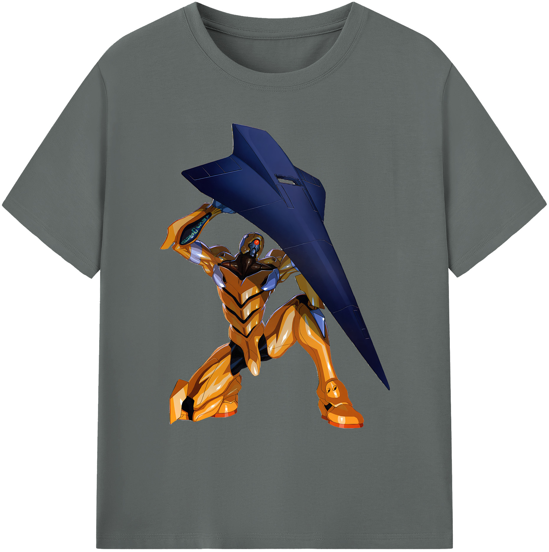（画像用） EVA 新世紀エヴァンゲリオン 綿100％ メンズ半袖Tシャツ｜肌触りやわらか＆通気性
